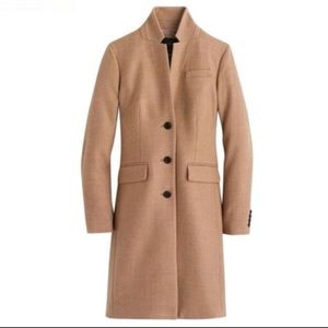 J. Crew Regent topcoat double serge wool. Item C8552. Size 2